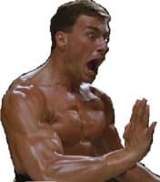 «JCVD» sticker set