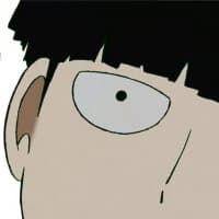 «mob psycho 100» sticker set