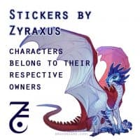 «sparkledragons» sticker set