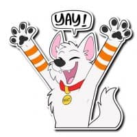 «Bolt» sticker set
