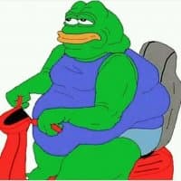 «Pepe rare influ» sticker set
