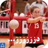 «volleyball» sticker set