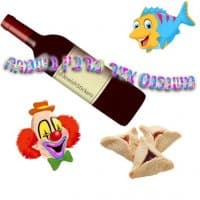 «Purim by @JewishStickers» sticker set