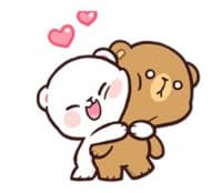 «Milk & Mocha: Unstoppable Lovers @reilostickers» sticker set