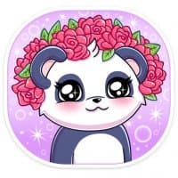 «Panda Tori @Stickergram Панда Тори» sticker set