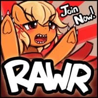 «RAWR MLP» sticker set