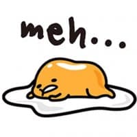 «Gudetama» sticker set