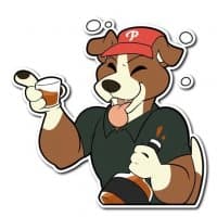 «Philadeldog» sticker set