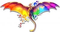 «LGBT+ Dragons» sticker set