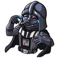 «Darth Vader» sticker set