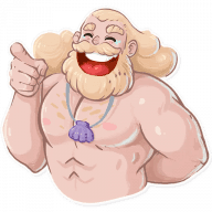 «Merman» sticker set