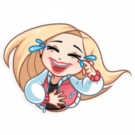 «Vaper Girl» sticker set