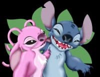 «Stitch» sticker set