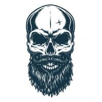 «skull» sticker set