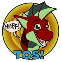 «Dragon TOS» sticker set
