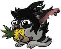 «Scotty the Pineapple Predator» sticker set