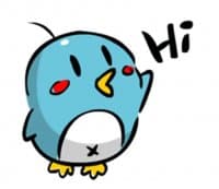 «thebluepenguin» sticker set