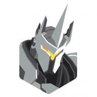 «Overwatch Reinhardt Spray» sticker set
