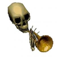 «Spooky Skeltals» sticker set