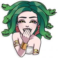 «Medusa» sticker set