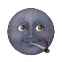 «Moonfaces WTF» sticker set