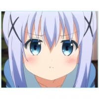 «Gochuumon wa Usagi desu ka ! Ayaka» sticker set