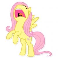 «fluttershy» sticker set