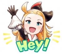 «Bravely Default LINE» sticker set