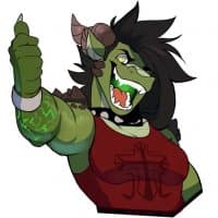 «Esma The Vampire Earth Dragon» sticker set
