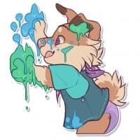 «Mischievous Cubs» sticker set