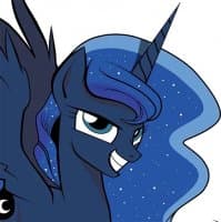«Princess Luna» sticker set