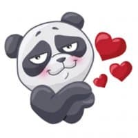 «PandaS» sticker set