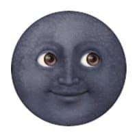 «Moon» sticker set