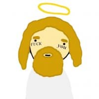 «Jes ass» sticker set