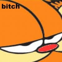 «garfielf» sticker set