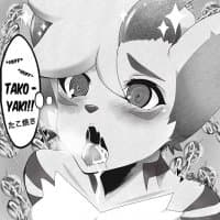 «Ahegao-Furs» sticker set