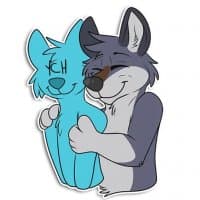 «BTwolf» sticker set