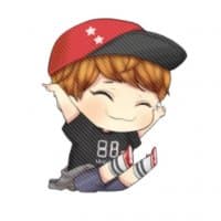 «Exo Chibi» sticker set