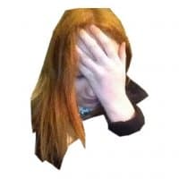 «Facepalm Cock» sticker set