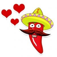 «Chili Pepper» sticker set