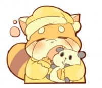 «Panda & Lesser Panda 1 + 2» sticker set