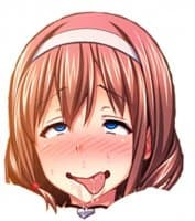 «Ahegao» sticker set