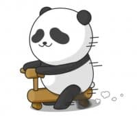 «Kibados da Panda 2» sticker set
