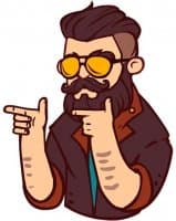 «Borodist» sticker set