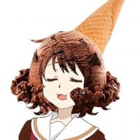 «Anime» sticker set