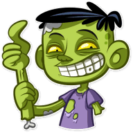 «Z For Zombie» sticker set