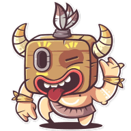 «Tribal Masquerade» sticker set